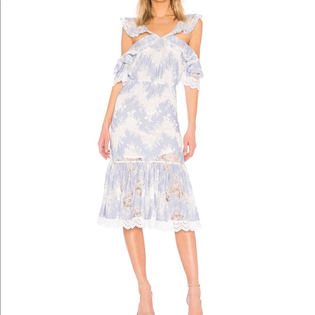 Marissa Webb Blue Kendra Dress